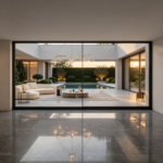 Super narrow sliding door